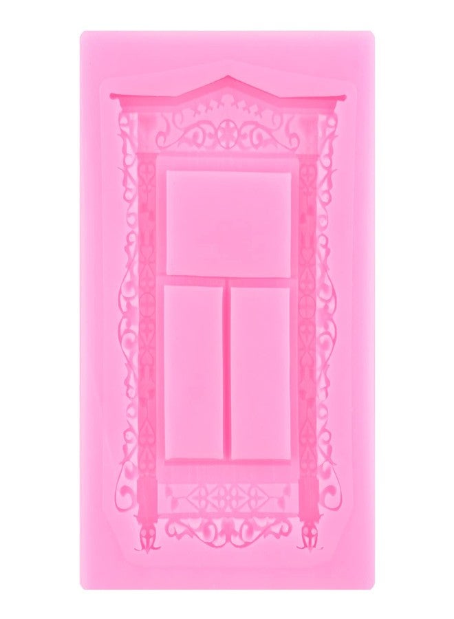 RFGHAC Window Frame Silicone Mold Door Fondant Molds For Cake Decorating Cupcake Topper Gum Paste Candy Polymer Clay Set Of 4 - Image 4