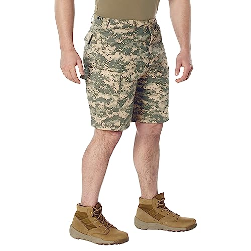 Rothco Tactical Camo BDU Shorts – Rugged Outdoor Hiking Camping Comfortable Cargos, ACU Digital Camo, 3XL - Image 1