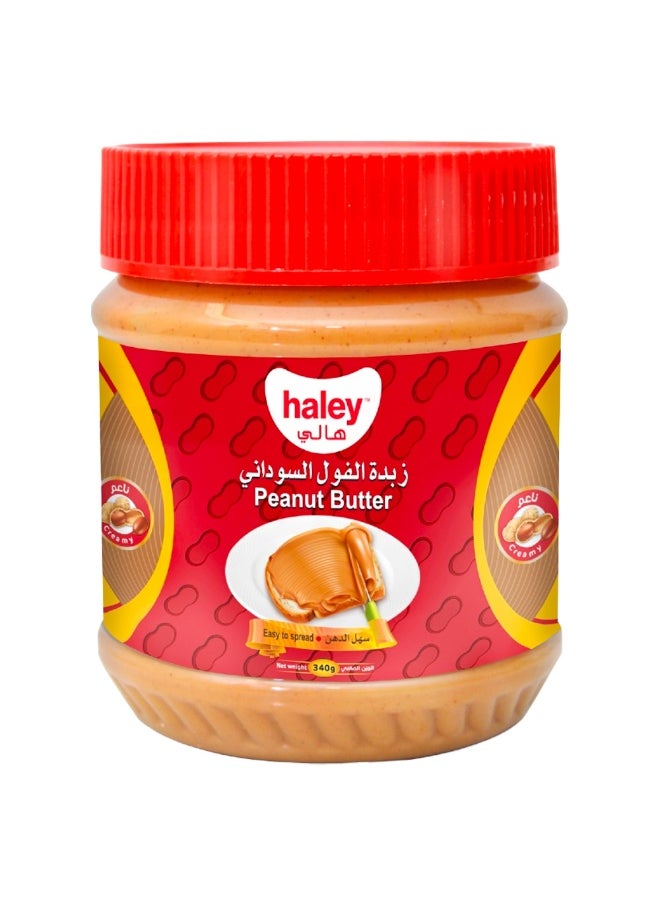 Haley Haley Creamy Peanut Butter, 340g 