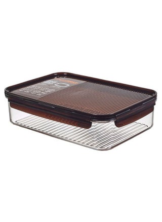 Lock & Lock Modular Bisfree 
Rectangular Container (Wave) 2.1L Dark Brown - pzsku/Z7B4C914D1B73E3EEDE75Z/45/_/1685431348/fe5d060e-cd35-4839-b43b-dbc29009f4b9