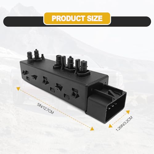 KEVWR Front Right Passenger 8 Way Power Seat Control Adjustment Switch Compatible with 2007-2013 GMC Sierra Yukon Chevrolet Avalanche Silverado Suburban Buick Lacrosse Cadillac CTS DTS, Replace 12451498 - Image 2