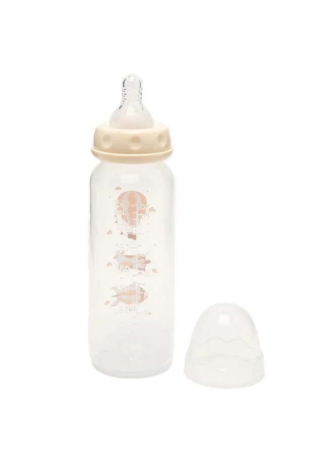 أطفال وأكثر Babies & More Baby Off-White PP Feeding Bottle 240ml