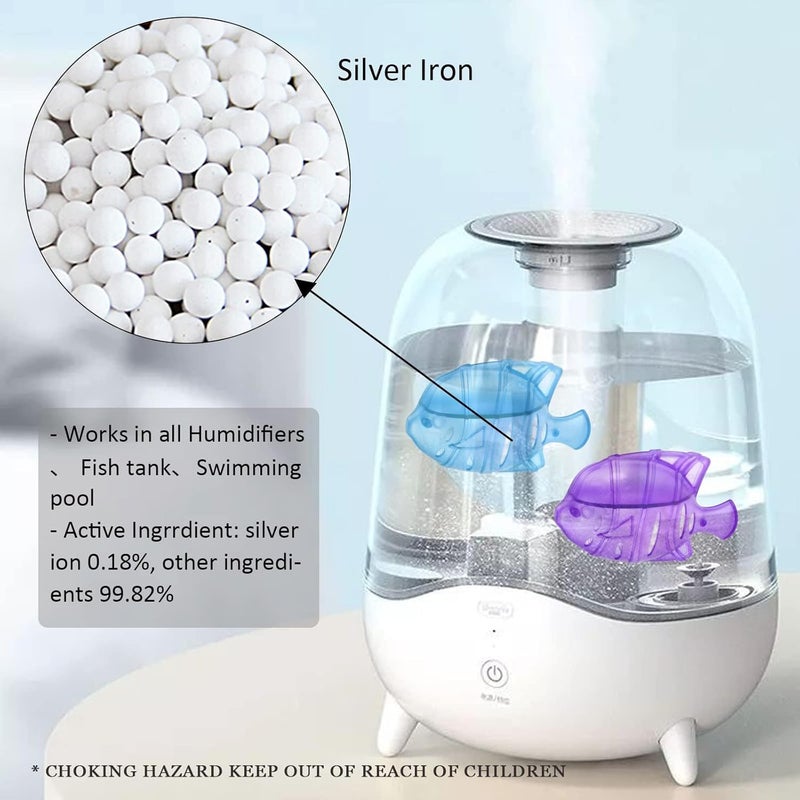 10pcs Humidifier Cleaner, Humidifier Cleaning Fish for Humidifiers & Fish Tanks, Purifies Water, Prevents Hard Water Build Up, Eliminates White Dust Odours - Image 4