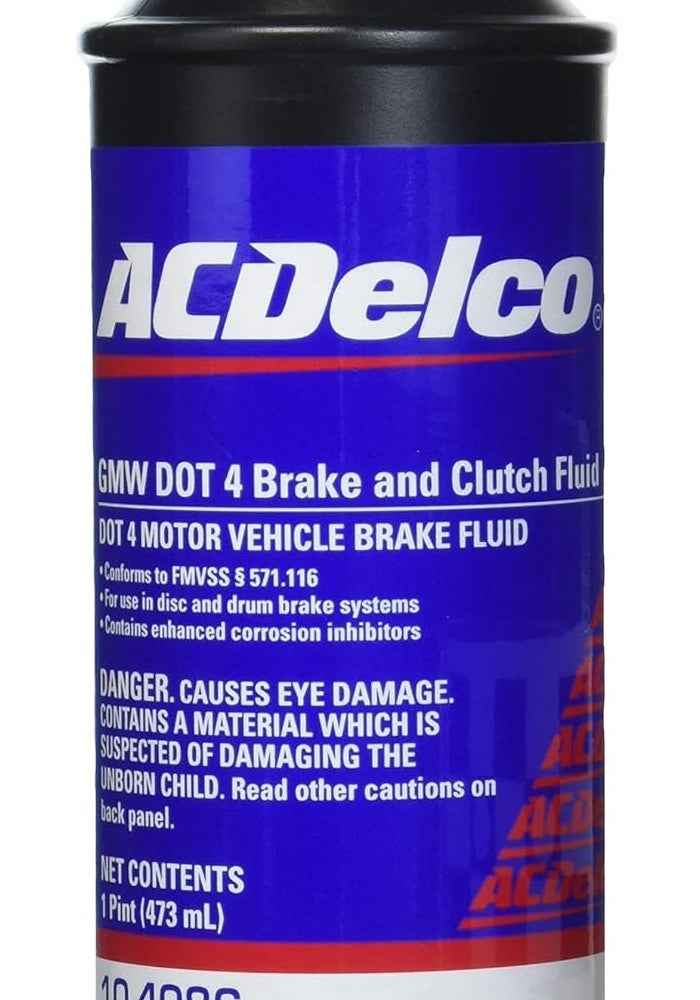 ACDelco DOT 4 Hydraulic Brake and Clutch Fluid - 16 oz - Image 2