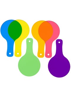 Learning Advantage Color Paddles - Set Of 6 - Hands-On Teaching Aid - Color Learning For Toddlers  - Image 2