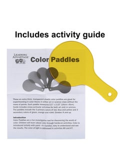 Learning Advantage Color Paddles - Set Of 6 - Hands-On Teaching Aid - Color Learning For Toddlers  - Image 3