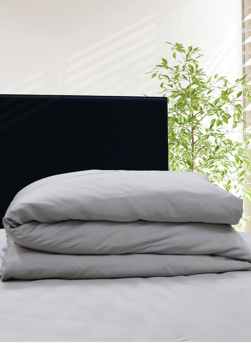 Silentnight Bamboo Grey Duvet Cover  - Image 2