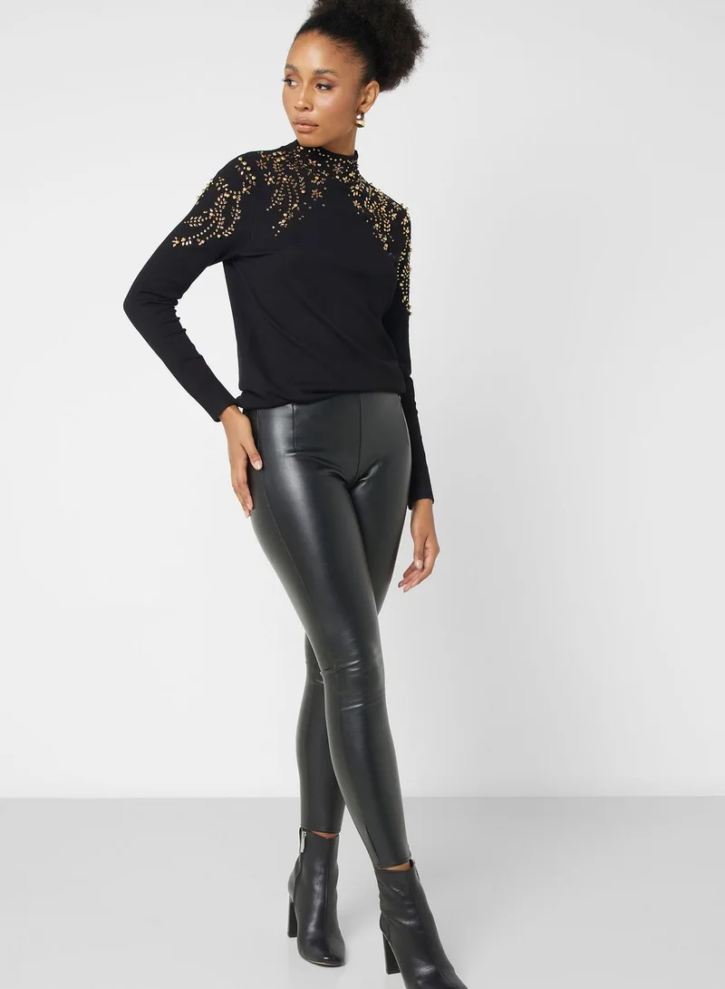 Wallis Crew Neck Top