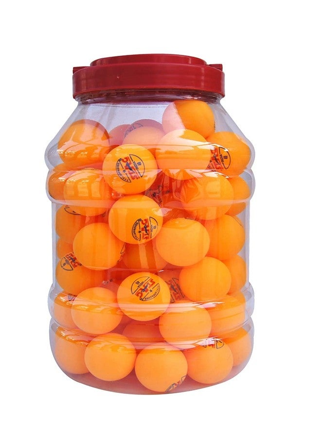 STAG Iconic 2 Star Orange Table Tennis (T.T) Balls| Advanced High Performance 40+mm Ping Pong Balls for Training, Tournaments and Recreational Play| Durable for Indoor/Outdoor Game-Orange Pack of 30 - Image 1
