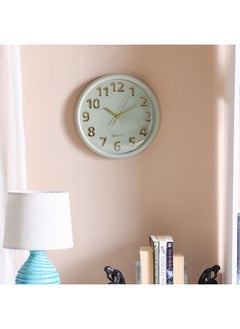 DANUBE HOME Danube Home Cambridge Mint Color Analog Wall Clock Stylish And Modern Decorative Timepiece For Home Office Living Room Bedroom Kitchen Silent Non-Ticking Easy-To-Read Design 30X30X4.5Cm  - Image 5
