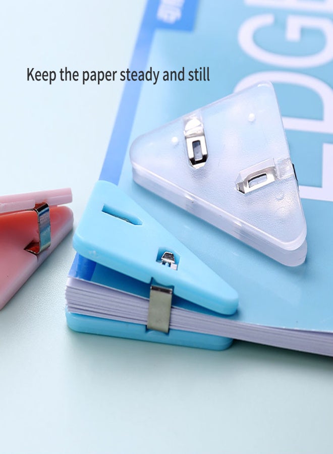 KW-trio Paper Clamp Binder Clips Colored Multifunction Easel Binder Desktop Office Organizer for Photo File Students School Office Home Supply 5pcs/Box - Image 5