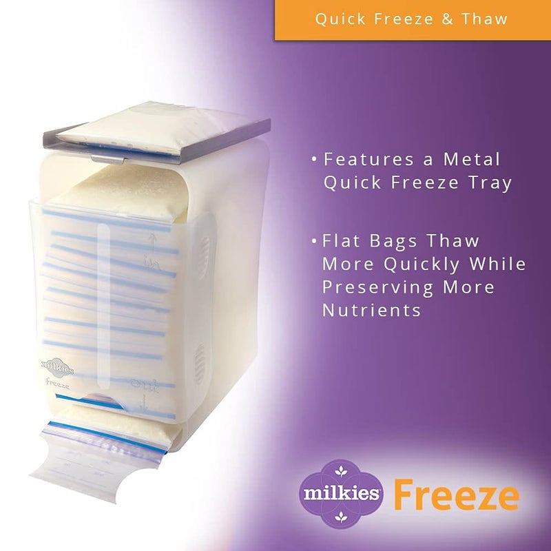 ميلكيز Fairhaven Health  Freeze Organizer for Breast Milk Storage Bags Freezer | Breastmilk Storage Container Storing System for Freezing Breastmilk | Use with Standard Milk Bags - Image 4