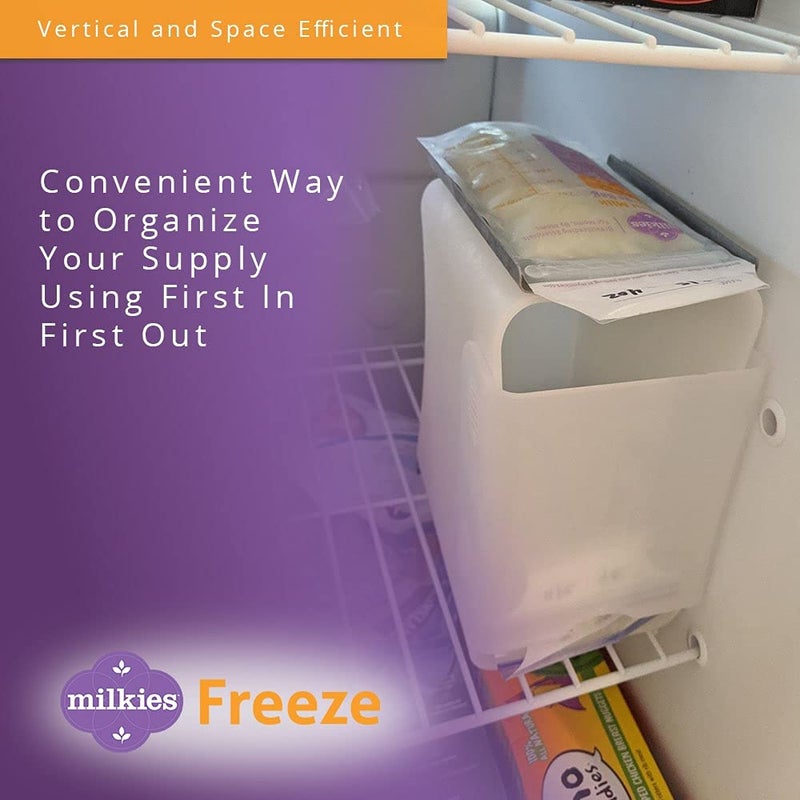 ميلكيز Fairhaven Health  Freeze Organizer for Breast Milk Storage Bags Freezer | Breastmilk Storage Container Storing System for Freezing Breastmilk | Use with Standard Milk Bags - Image 3