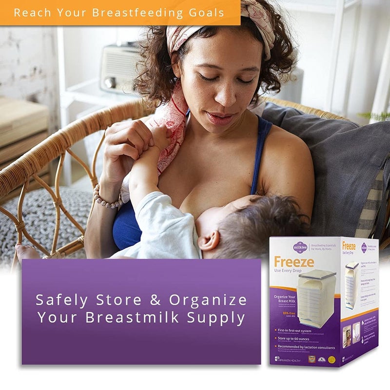 ميلكيز Fairhaven Health  Freeze Organizer for Breast Milk Storage Bags Freezer | Breastmilk Storage Container Storing System for Freezing Breastmilk | Use with Standard Milk Bags - Image 2