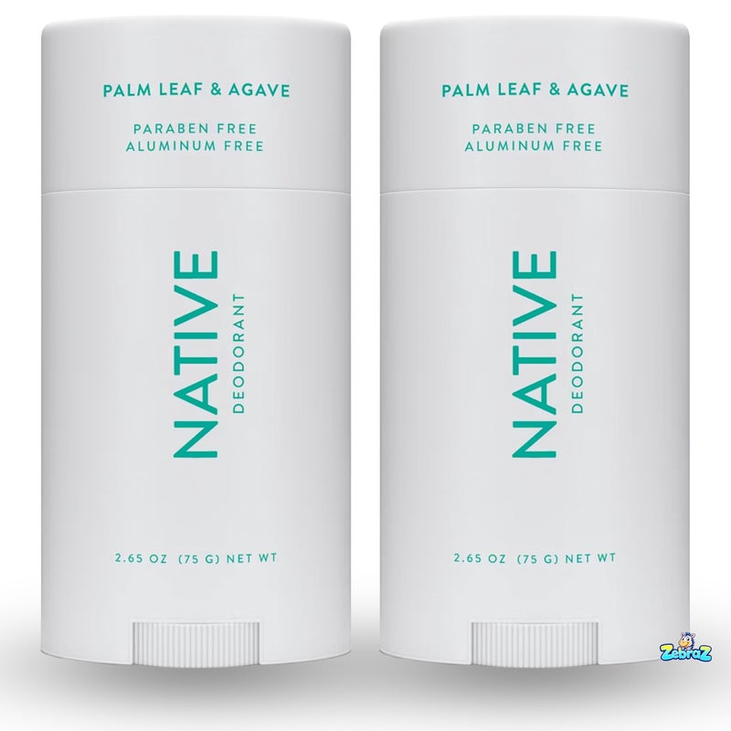 Native Palm Leaf & Agave Deodorant 2.65oz - Image 1