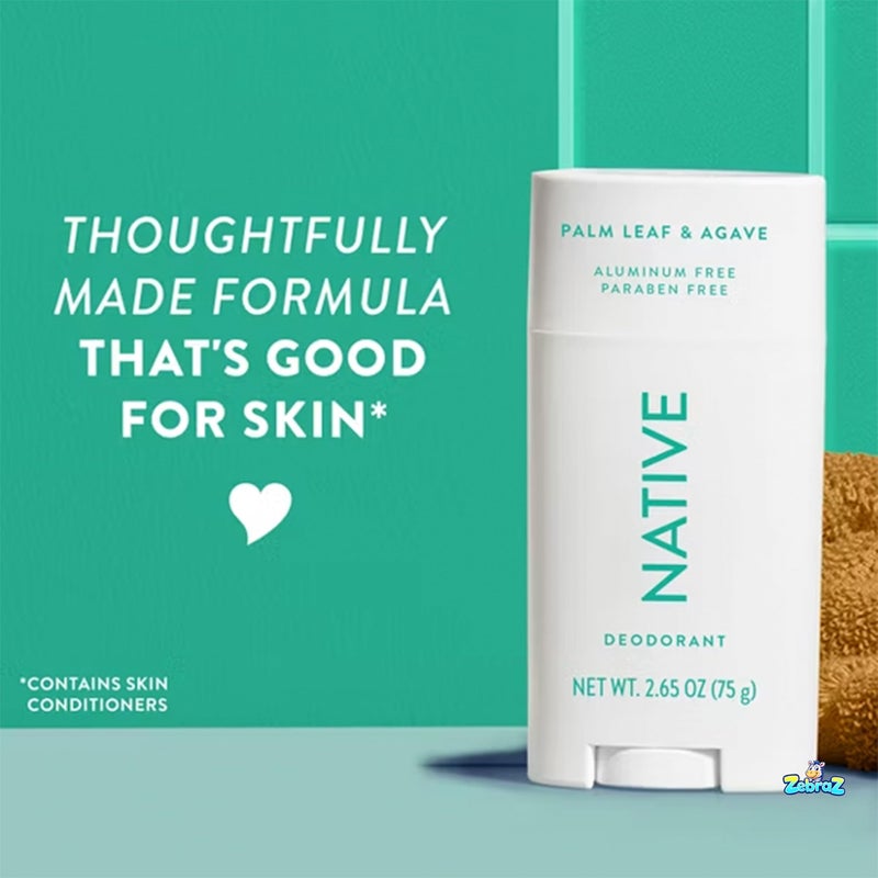 Native Palm Leaf & Agave Deodorant 2.65oz - Image 4