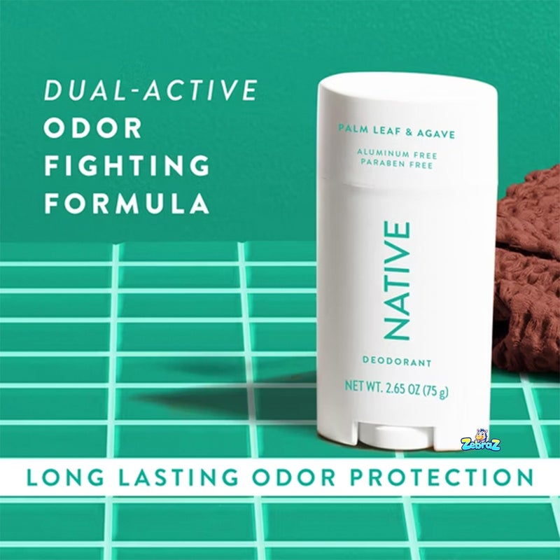 Native Palm Leaf & Agave Deodorant 2.65oz - Image 5