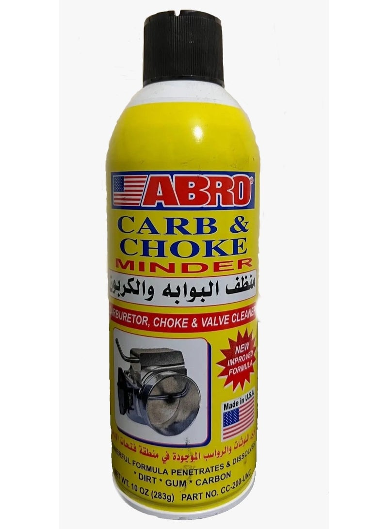 ABRO CARB  CHOKE MINDER VALVE CLEANER 10OZ 283G