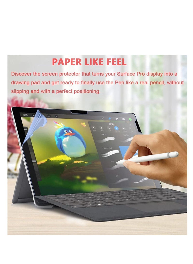 PET Matte Screen Protector for 13 inch Microsoft Surface Pro 11/10 2024 /Pro 9 2022 / Pro 8 2021 / Pro X, Write, Draw and Sketch with S-Pen Like on Paper, Matte Anti-Glare PET Film - Image 5