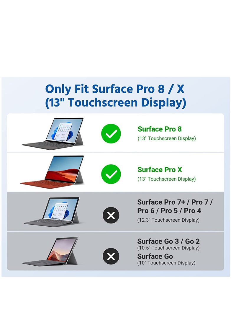 PET Matte Screen Protector for 13 inch Microsoft Surface Pro 11/10 2024 /Pro 9 2022 / Pro 8 2021 / Pro X, Write, Draw and Sketch with S-Pen Like on Paper, Matte Anti-Glare PET Film - Image 3
