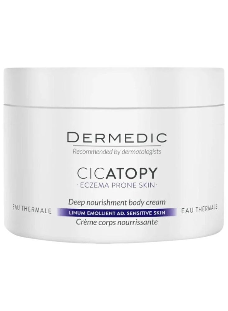 ديرميدك كريم الجسم سيكاتوبي للتغذية العميقة للبشرة المعرضة للإكزيما من ديرميديك - 225 مل