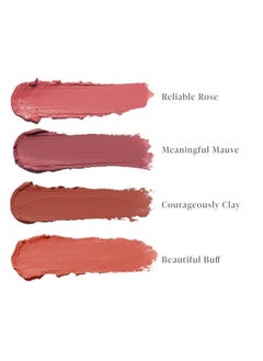 Mally Beauty Positive 2-in-1 Lip + Cheek Stick, Meaningful Mauve  - Image 2
