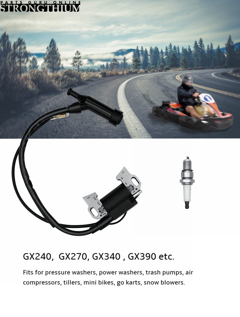 STRONGTHIUM 420cc Ignition Coil + Spark Plug Throttle Springs for Honda GX240 GX270 GX340 GX390 Predator 301cc 302 8.0 9.0 11.0 13.0 Hp Engines - Image 4