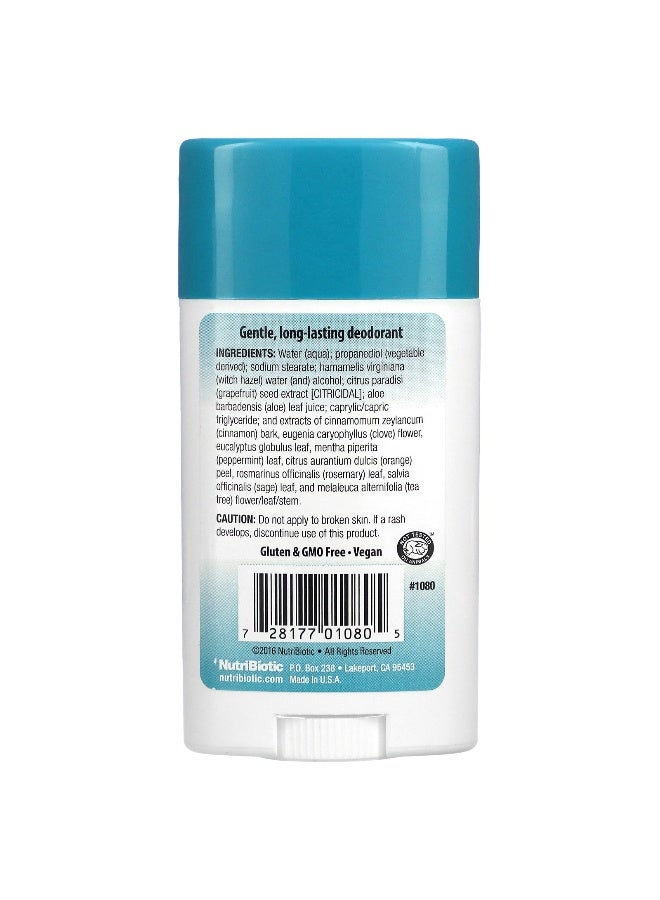 NutriBiotic, Deodorant, Tea Tree, 2.6 oz (75 g) (Packaging may vary) - Image 2