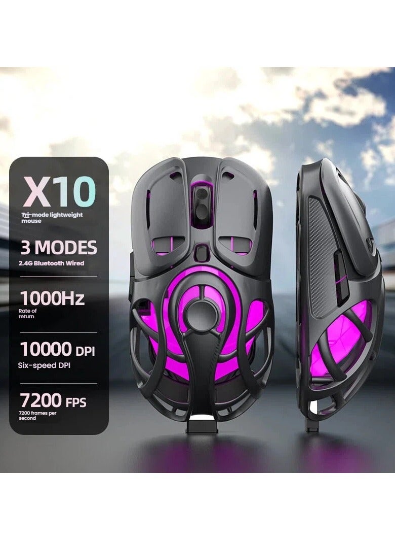 Wireless Bluetooth Mouse Hollowed-out lightweight design Ideal for office and gaming Laptop gaming mouse - Image 2