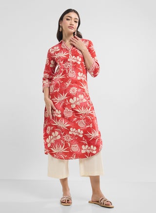 Collar Neck Printed Long Kurta - pzsku/Z7B4D9604C8EEC05A29EDZ/45/1748191580/9285c2cd-d2c0-4c54-b365-a5a5b3ca24b1