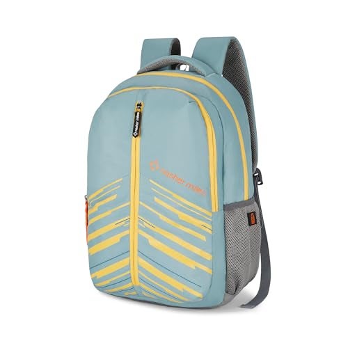 Nasher Miles Geography 4 Compartment Laptop Backpack 31 Liters Polyester with Raincover| Front Organiser Ideal for College, School Bags for Boys & Girls (Green) - Image 1