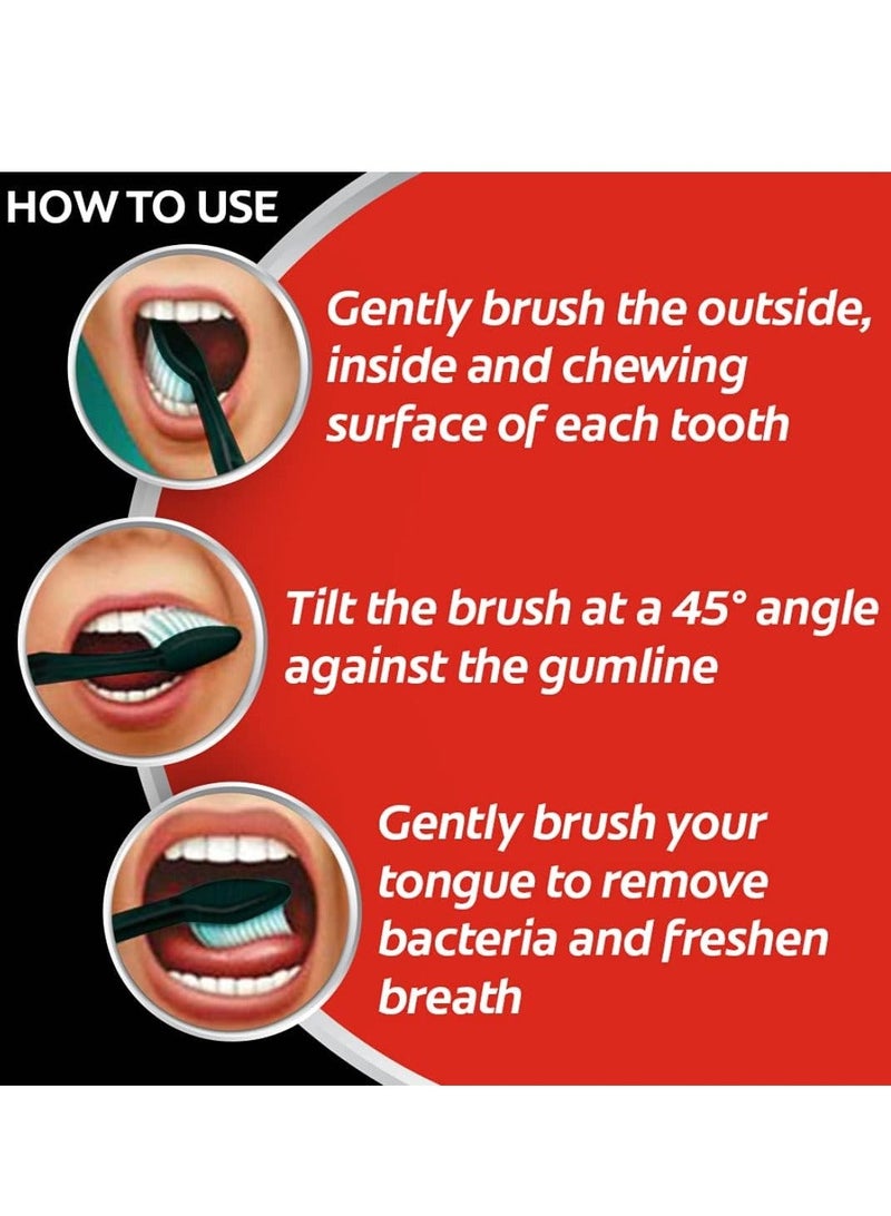 Colgate Slim Soft Charcoal Toothbrush, Buy 2 Get 2 (Pack Of 2) - Image 5