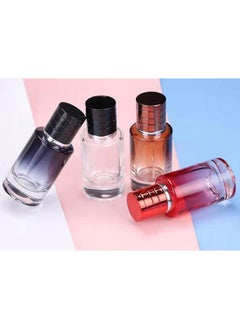 CTKcom 30Ml Glass Perfume Bottles Empty Gradient Black Spray Perfume Bottles With Black Screw Lid Refillable Portable Empty Square Perfume Atomizer Vials Refillable Cosmetic Containers For Perfume Essential  - Image 4