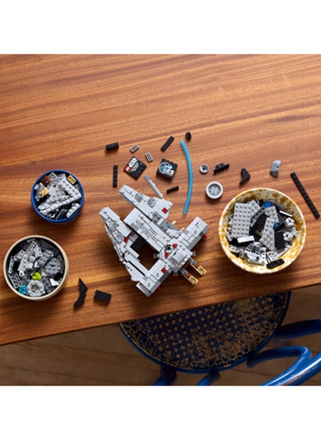 LEGO - Star Wars Millenium Falcon 25th Anniversary Set for Adults, Collectible A New Hope Starship Vehicle Model Kit, Home or Office Décor, Birthday Gifts for Men, Women and Fans 75375 (921 pieces) - Image 1
