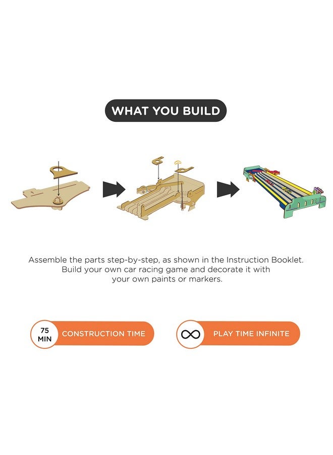 سمارتيفيتي ألعاب ذكية ممتعة لسباق السيارات من زاوية الالتحام الذكي، ألعاب تعليمية وترفيهية قائمة على البناء للأطفال من سن 6 إلى 14 عامًا، هدايا راخي للأولاد والبنات، مشروع تعلم العلوم والهندسة - Image 3