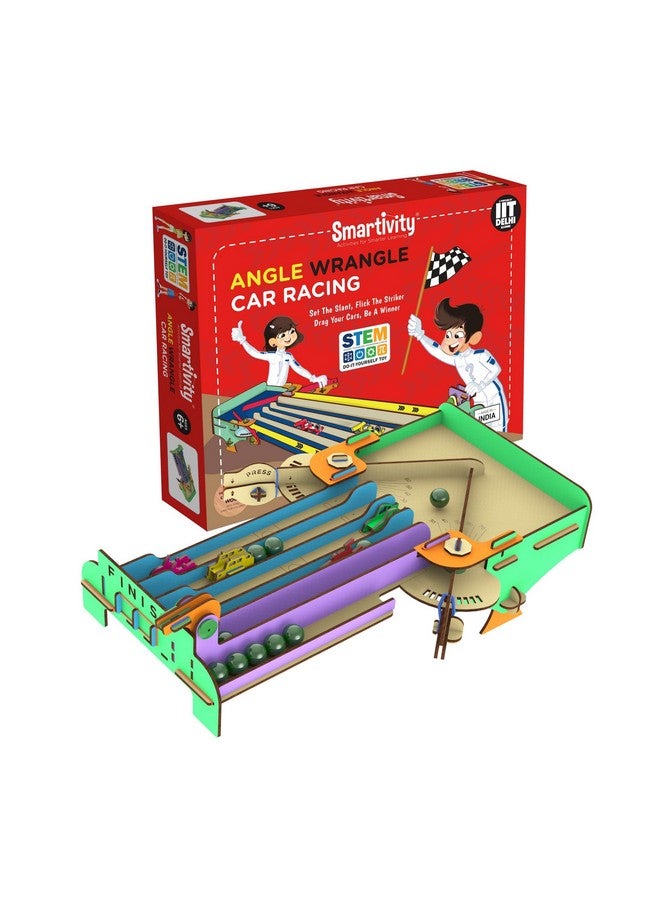 سمارتيفيتي ألعاب ذكية ممتعة لسباق السيارات من زاوية الالتحام الذكي، ألعاب تعليمية وترفيهية قائمة على البناء للأطفال من سن 6 إلى 14 عامًا، هدايا راخي للأولاد والبنات، مشروع تعلم العلوم والهندسة - Image 1
