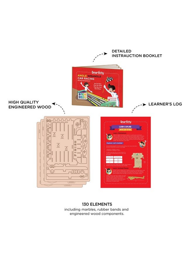 سمارتيفيتي ألعاب ذكية ممتعة لسباق السيارات من زاوية الالتحام الذكي، ألعاب تعليمية وترفيهية قائمة على البناء للأطفال من سن 6 إلى 14 عامًا، هدايا راخي للأولاد والبنات، مشروع تعلم العلوم والهندسة - Image 2