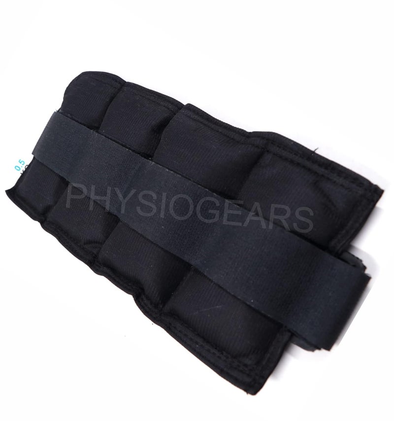Physiogears Weight Cuff Set for Running & Cycling (0.5 kg,1 kg,1.5 kg & 2 Kg) Comfort Fit Wrist and Ankle Weight Cuff for Men & Women - Image 4