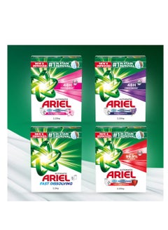 Ariel Fast Dissolving Laundry Detergent Powder With Lavender Dual Pack 2 x 2.5kg  - Image 5