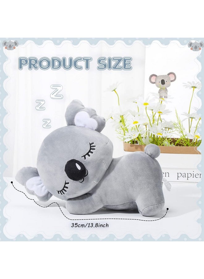 Queekay 13.8 Inch Cute Koala Stuffed Animal Creative Koala Plush Pillow Stuffed Koala Bear Soft Koala Plush Koala Bear Plush Toy Clever Boy's and Girl's Room Decor, Koala Gifts for Boys Girls  - Image 2