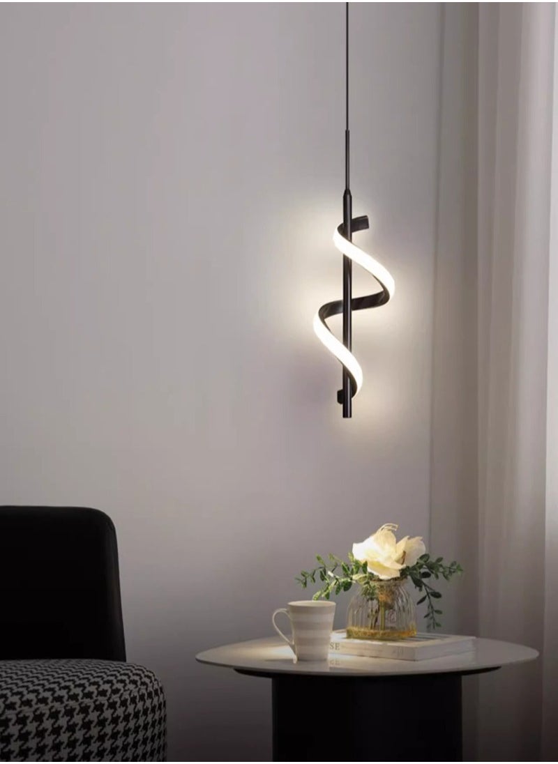 Sharpdo Nordic 3-color LED Pendant Light Interior Lighting For Home Bedside Living Room Decoration Dining Table Aisle Modern Lights Minimalist Art Black  - Image 2