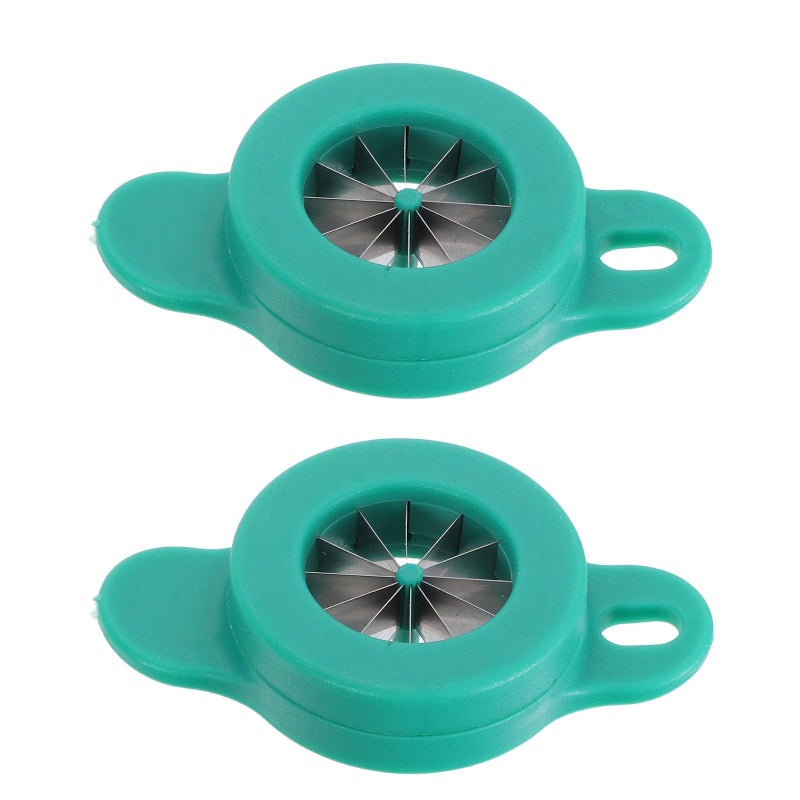 2 Pcs Portable Kitchen Scallion Cutter With Needle Tube Vegetable Slicer For Green Onions And Peppers Compact Safety Design Tool - Image 2