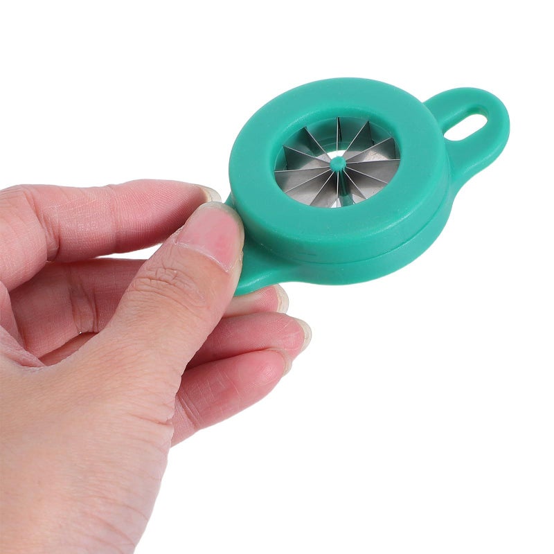 2 Pcs Portable Kitchen Scallion Cutter With Needle Tube Vegetable Slicer For Green Onions And Peppers Compact Safety Design Tool - Image 5