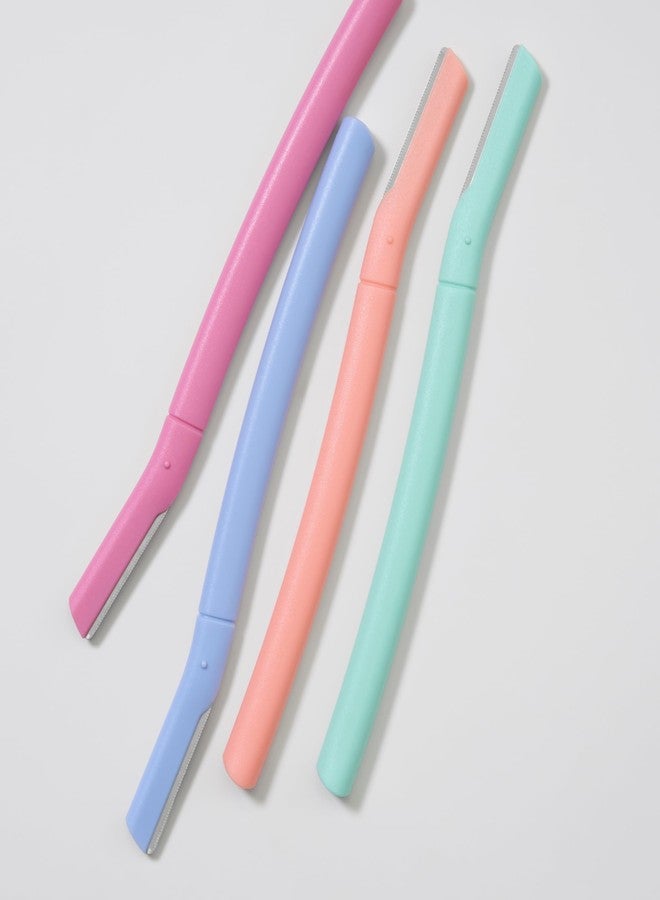 Bliss Stainless Steel Disposable Dermaplaning Tools | Facial Exfoliator and Eyebrow Razor to Dermaplane Peach Fuzz - 8 pack - Image 4