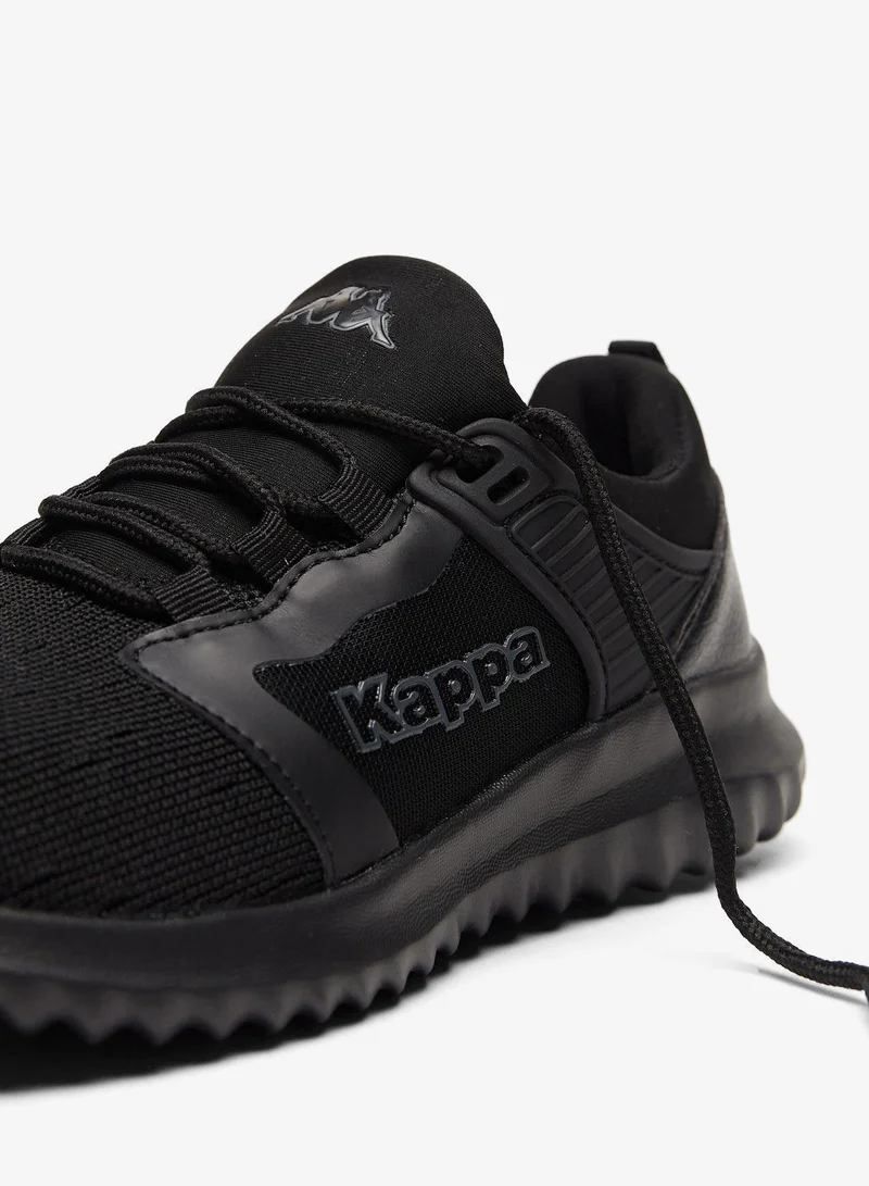 Kappa BLACK Textured Lace-Up School Sports Shoes for Women | Best Price UAE