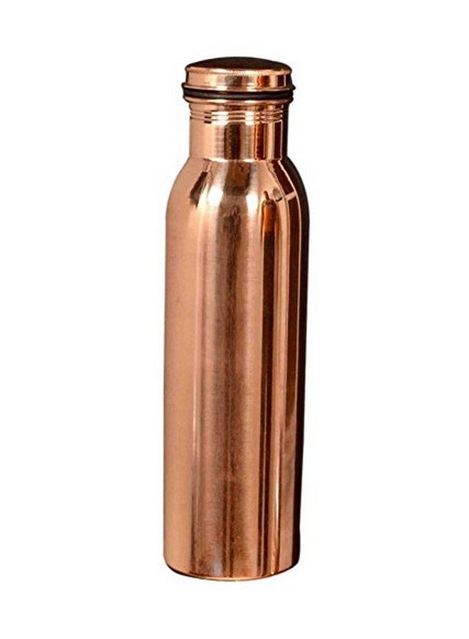 KC Copper Water Bottle and Jug Combo Set - 1000 ml Bottle, 2000 ml Jug, 2 Glasses - Brown - Image 3
