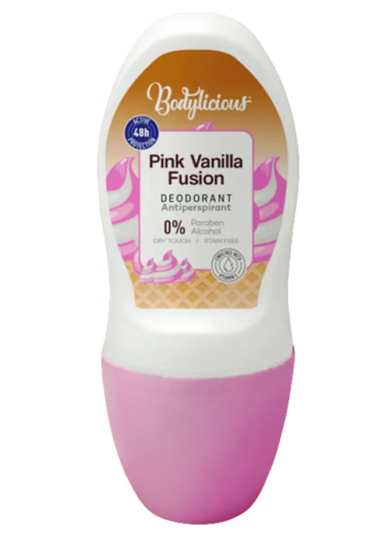 بودي ليشاس بوديليشوس مزيل العرق رول أون بينك فانيليا فيوجن - 50 مل