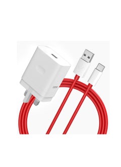 Generic For OnePlus SUPERVOOC 100W Power Adapter for OnePlus 13/12/12R/11/10/10T/9/8/8 Pro /7/6T/Nord 4/3, USB Plug Charger Type-A Wall Charger Fast Charger w/ 1m USB C Cable for OnePlus Nord CE 4 3 Lite 10 9 8 7 for Oppo A79 A78 A58  - Image 1