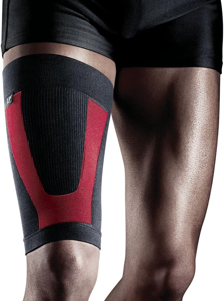 LP Support 271Z Thigh Compression Sleeve - Black - Image 3