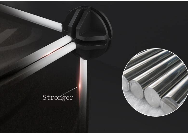 LACOSSI Collapsible Wardrobe Clothes Organizer for Cupboard Organizer for Clothes Foldable and Stackable Personal Organizer for Clothes DIY Plastic Organizer Indoor Outdoor Home 2 Black - Image 4